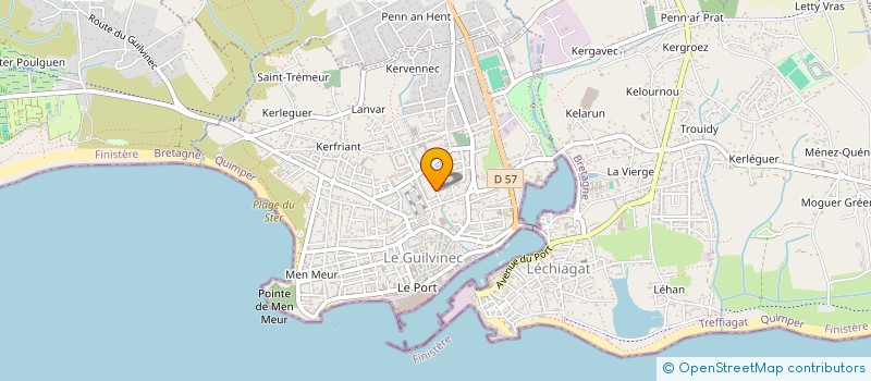 localisation de l'entreprise SCI LEURIOU  GUILVINEC