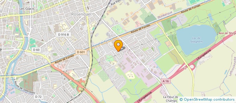 localisation de l'entreprise SCI LEURS ET FILLES  TETEGHEM-COUDEKERQUE-VILLAGE