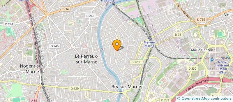 localisation de l'entreprise SCI LEUXE A3C  BRY-SUR-MARNE