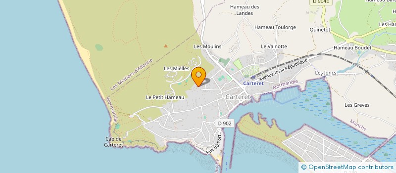 localisation de l'entreprise SCI LEV 2 à BARNEVILLE-CARTERET