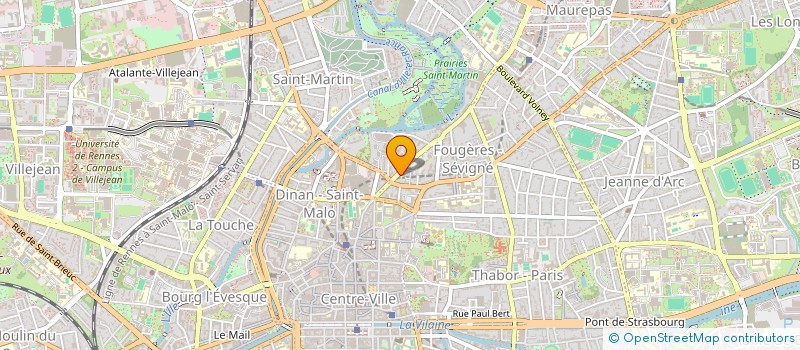 localisation de l'entreprise SCI LEV à RENNES