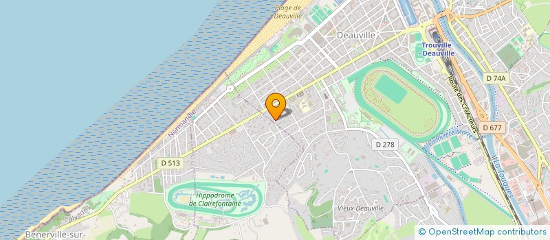 localisation de l'entreprise SCI LEVACHER  TOURGEVILLE