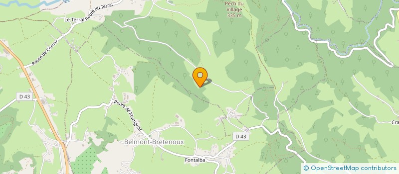 localisation de l'entreprise SCI LEVADOISE  CORNAC