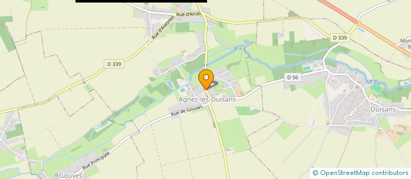 localisation de l'entreprise SCI LEVAGEUR  AGNEZ-LES-DUISANS