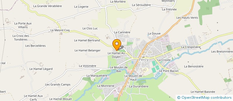 localisation de l'entreprise SCI LEVALLOIS  PERCY-EN-NORMANDIE