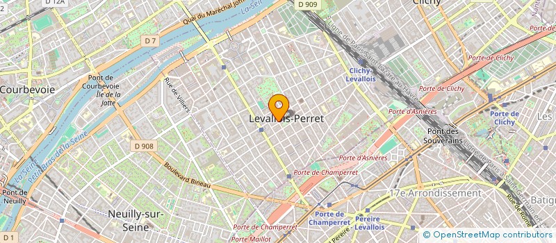 localisation de l'entreprise SCI LEVALLOIS GABRIEL PERI HOCHE à LEVALLOIS-PERRET