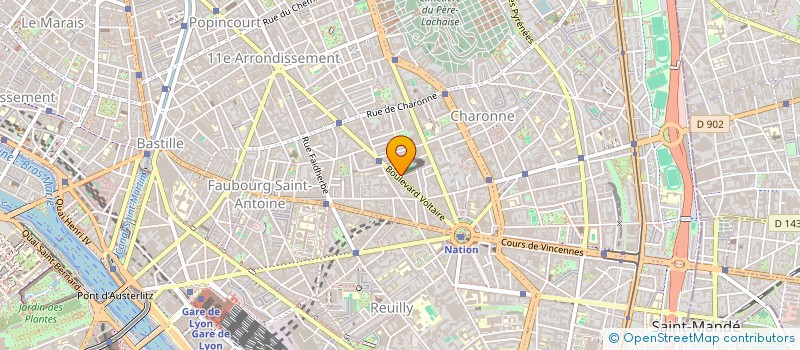 localisation de l'entreprise SCI LEVANA à SAINT-DENIS