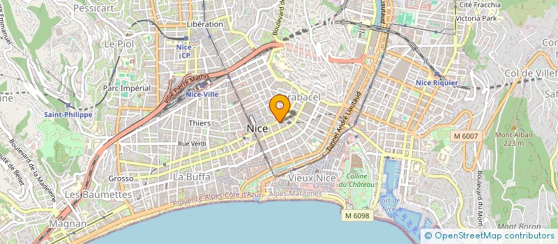 localisation de l'entreprise SCI LEVANCIER à NICE