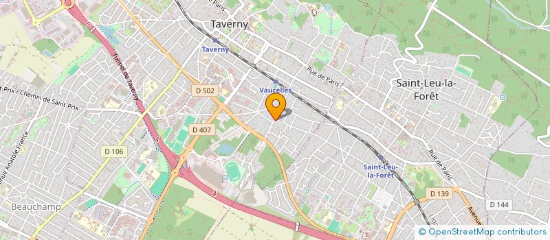 localisation de l'entreprise SCI LEVANT  TAVERNY