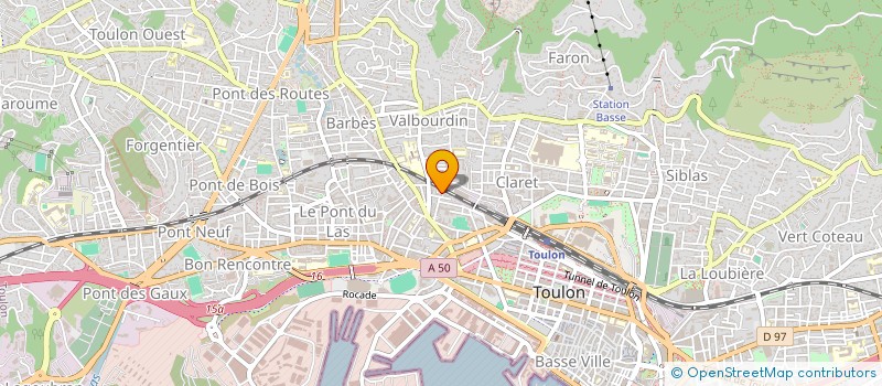 localisation de l'entreprise SCI LEVANT DES FLEURS  TOULON