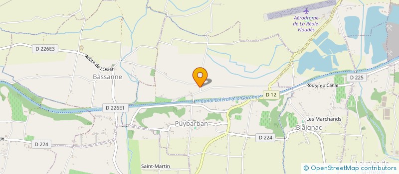 localisation de l'entreprise SCI LEVASSORT  PUYBARBAN