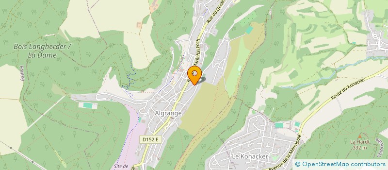 localisation de l'entreprise SCI LEVAUFRE ST PIERRE  ALGRANGE