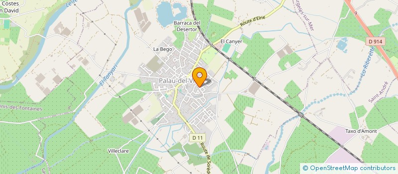 localisation de l'entreprise SCI LEVAUFRE TAXO à SAINT-ANDRE