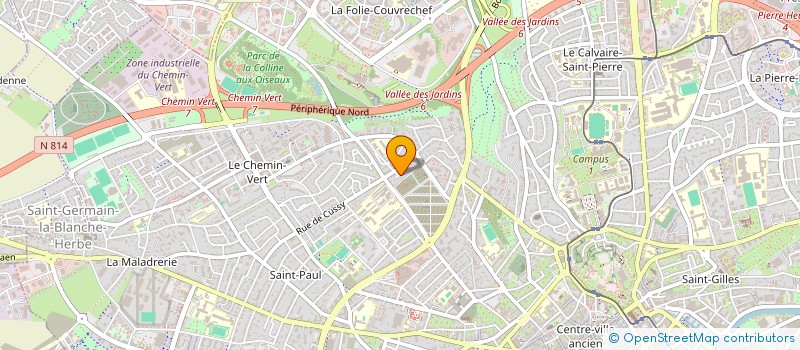 localisation de l'entreprise SCI LEVAVASSEUR AVENIR à CAEN