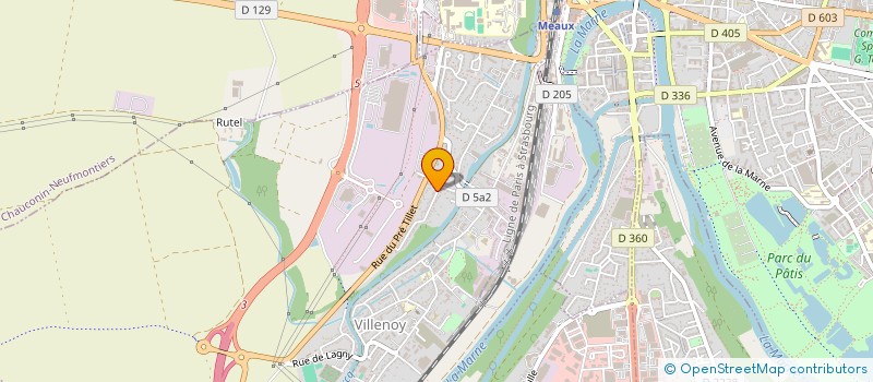 localisation de l'entreprise SCI LEVB  VILLENOY