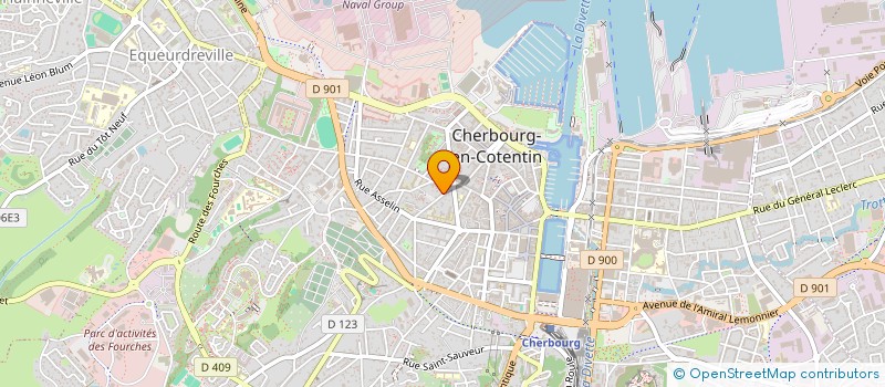 localisation de l'entreprise SCI LEVEE LA RIVIERE à CHERBOURG-EN-COTENTIN