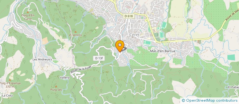 localisation de l'entreprise SCI LEVEILLE-NIZEROLLE  CERET