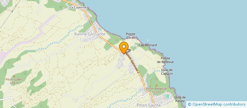 localisation de l'entreprise SCI LEVENEUR T & L.A.  SAINTE-ROSE