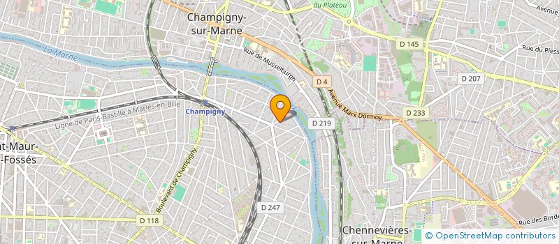 localisation de l'entreprise SCI LEVENEZ à SAINT-MAUR-DES-FOSSES