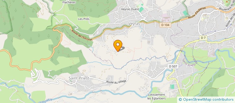 localisation de l'entreprise SCI LEVEQUE BPF  VEYRAS