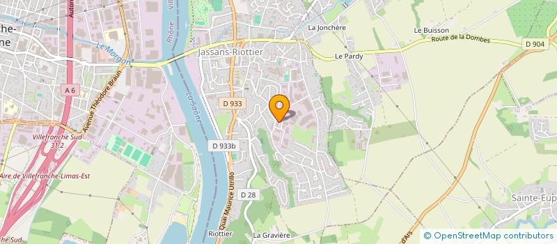 localisation de l'entreprise SCI LEVER à JASSANS-RIOTTIER
