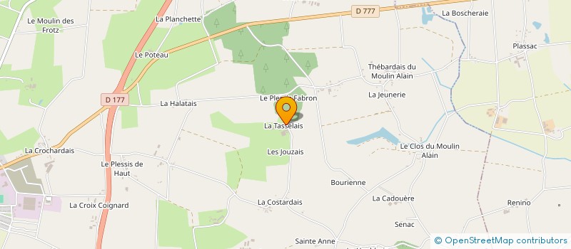 localisation de l'entreprise SCI LEVESQUE  PIPRIAC