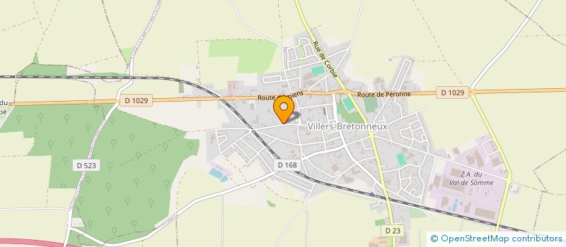 localisation de l'entreprise SCI LEVESQUE à VILLERS-BRETONNEUX