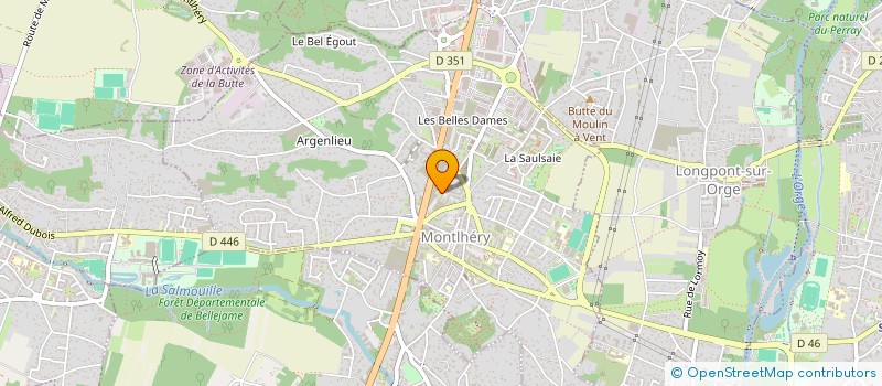 localisation de l'entreprise SCI LEVESQUE GIMENEZ  MONTLHERY