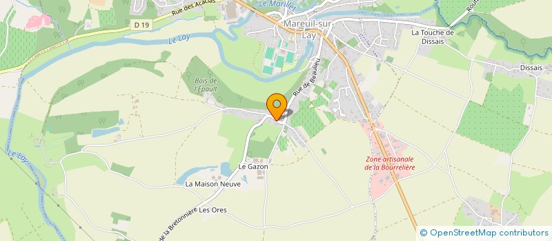 localisation de l'entreprise SCI LEVESQUE NOTRE DAME DE LA CONFIANCE  MAREUIL-SUR-LAY-DISSAIS