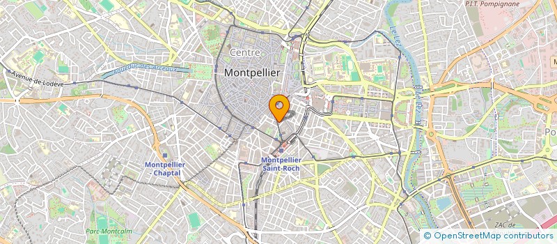 localisation de l'entreprise SCI LEVEZOU à MONTPELLIER