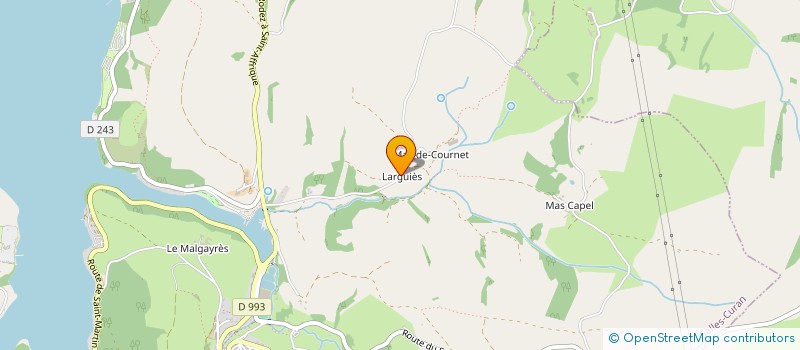 localisation de l'entreprise SCI LEVEZOU IMMOBILIER  SALLES-CURAN