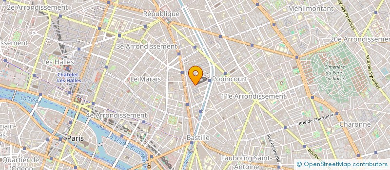 localisation de l'entreprise SCI LEVI  PARIS