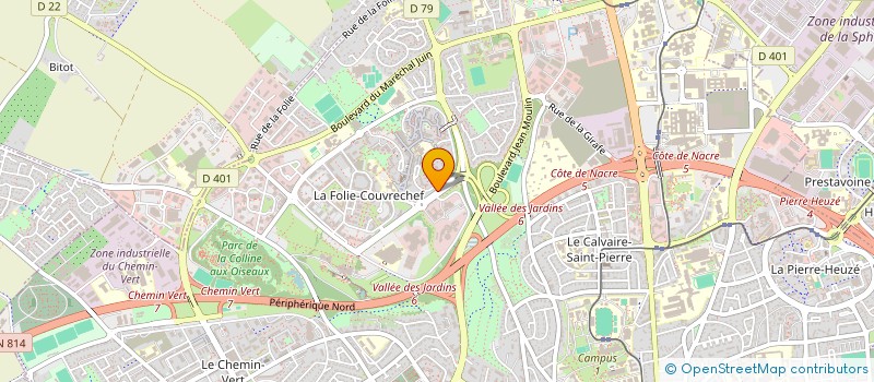 localisation de l'entreprise SCI LEVIEILS à CAEN
