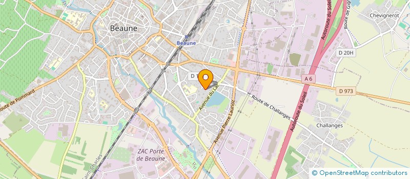 localisation de l'entreprise SCI LEVIMMO à BEAUNE