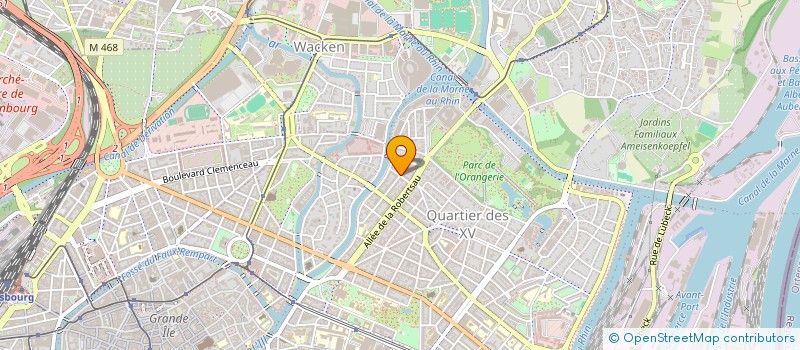 localisation de l'entreprise SCI LEVIN PLAZA  STRASBOURG