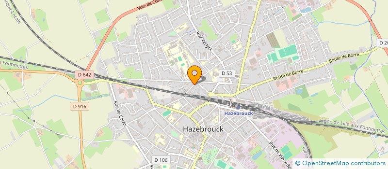 localisation de l'entreprise SCI LEVINCY  HAZEBROUCK