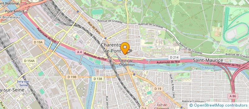 localisation de l'entreprise SCI LEVIS  CHARENTON-LE-PONT