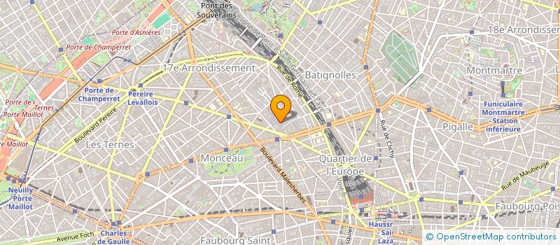 localisation de l'entreprise SCI LEVIS INVESTMENT  PARIS