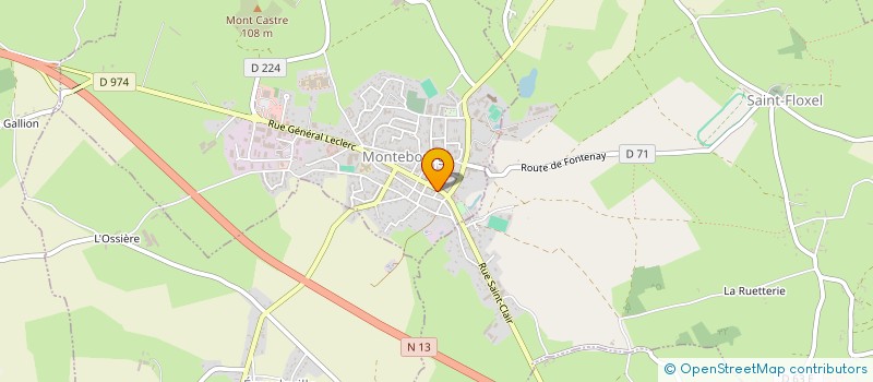 localisation de l'entreprise SCI LEVJ  MONTEBOURG