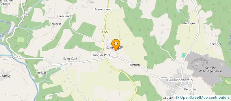 localisation de l'entreprise SCI LEVONAS  GUILLIGOMARC'H