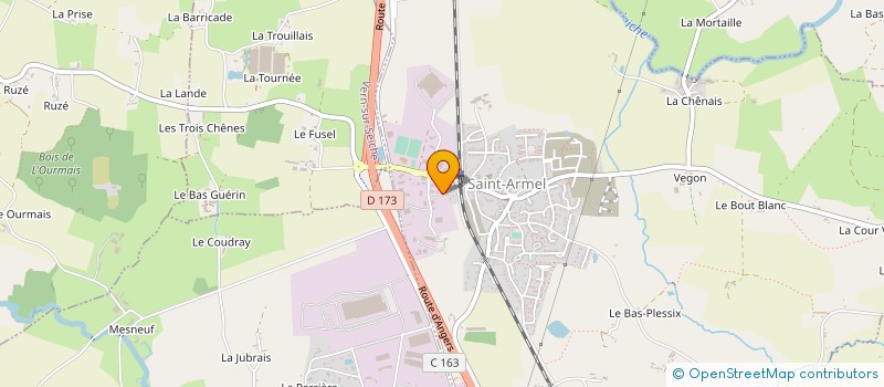 localisation de l'entreprise SCI LEVOYER 2810  SAINT-ARMEL