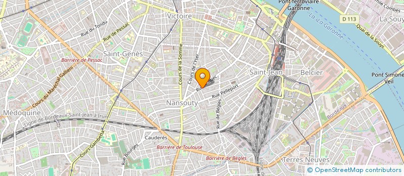 localisation de l'entreprise SCI LEVRAULT  BORDEAUX