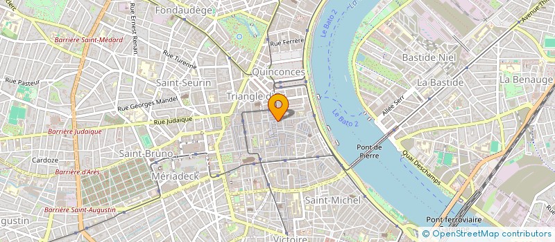 localisation de l'entreprise SCI LEVRIER YANG  BORDEAUX