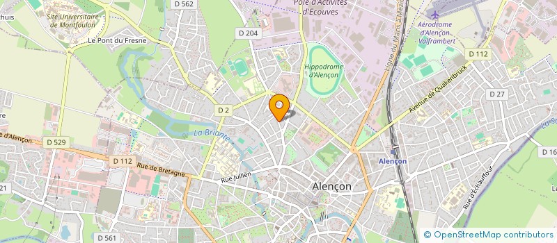 localisation de l'entreprise SCI LEVRIGNE à ALENCON