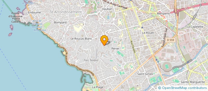 localisation de l'entreprise SCI LEVY à MARSEILLE