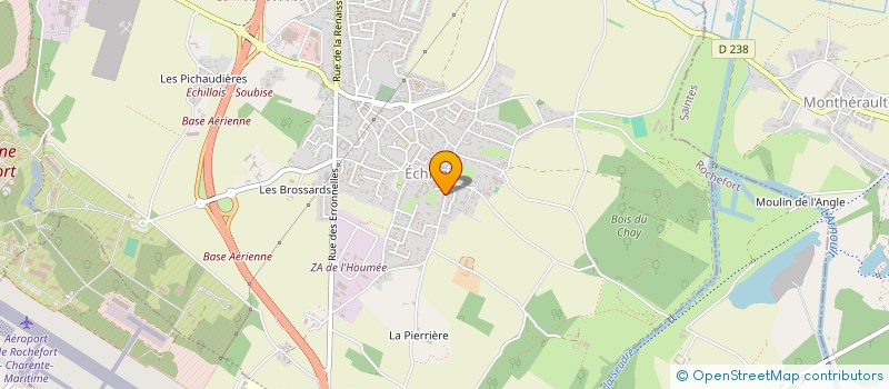 localisation de l'entreprise SCI LEVY  ECHILLAIS