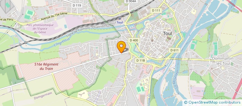 localisation de l'entreprise SCI LEVY TOUL  TOUL