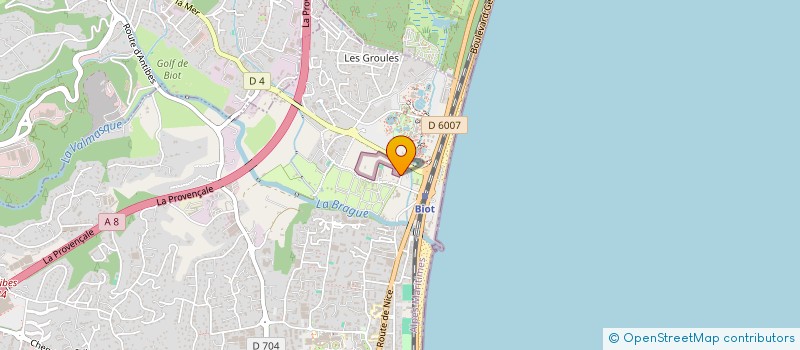 localisation de l'entreprise SCI LEWIS PARK  ANTIBES