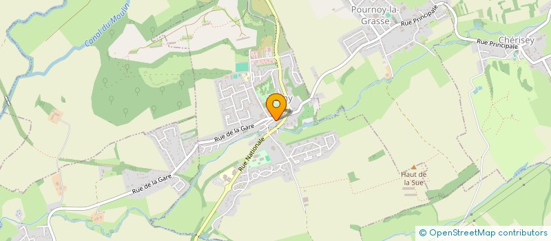 localisation de l'entreprise SCI LEX  VERNY