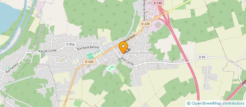 localisation de l'entreprise SCI LEXA  QUINCY-VOISINS